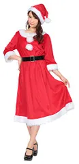 クリアストーン(Clearstone) コスプレ クリスマス ポンポンロングサンタ レディース レッド★ a201b3a｜在庫あり