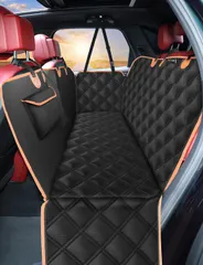 中古 KYG ペット用 ドライブシート 汎用版 全車種 可視メッシュ窓 飛び出し防止リード付き 135x45x45cm ブラッ 即納