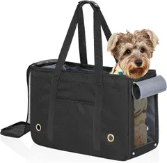 【期間限定】TORIBIO ペットキャリーバッグ トート 犬 猫 うさぎ 中 小型 ペットトートバッグ 通気 ペット 底板 移動 お