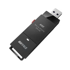 バッファロー SSD-PUTVB500U3-B [抗ウイルス抗菌ポータブルSSD USB3.2 スティック 500GB] 新着
