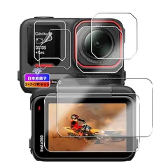 【激安】対応 Insta360 Ace Pro 2 ガラスフィルム 保護フィルム 日本旭硝子製 硬度9H 対応 インスタ360 