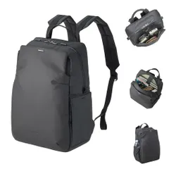 【期間限定】[ハクバ] HAKUBA カメラバッグ +SHELL ストリームAZ [バックパック14 ブラック] 14L カメラリュ