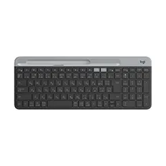 ロジクール 静音 Bluetooth ワイヤレスキーボード K580GR グラファイト 超薄型 小型 Unifying  アウトレット