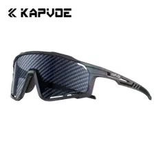 【激安】(新品) Kapvoe 高級カーボン パータン ナノレンズ 自転車 ランニング ゴーグル サングラス