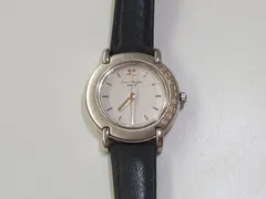 ★【稼働品】クレージュ courreges V401-0750 腕時計 クォーツ ベゼル ロゴ 刻印 シルバー 文字盤 ｜在庫あり