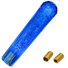 ★新品★クリスタルシフトノブ 八角 トラック シフトレバー 変換アダプター付き M8 M10 M12 P1.25 MT ｜在庫あり