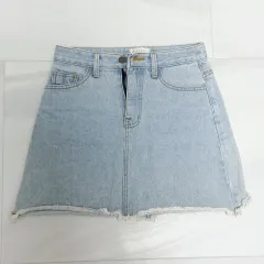 【即納】ピグメント デニムスカート ライトブルー 出品