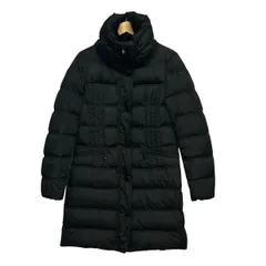 中古 MONCLER(モンクレール) ダウンコート サイズ3 L レディース美品  VOS(ヴォス) 黒 即納