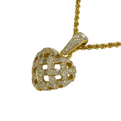 【激安】SWAROVSKI(スワロフスキー) ネックレス - ゴールド×クリア ハート