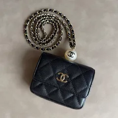 《CHANEL》 シャネル マトラッセ キャビアスキン チェーンウォレット ブラック RoLuxeShop｜在庫あり