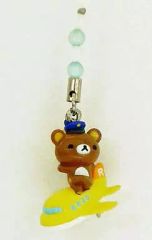 중고 ストラップ キャラクター 리락쿠마 チャームストラップ 「 리락쿠마 ～飛行機でだららん～」 空港限定