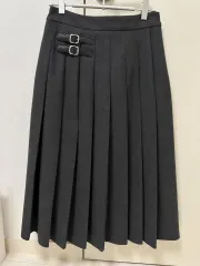 LOOKAST ウールプリーツスカート 新着
