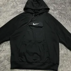 【期間限定】XL A級 NIKE FC バストポケット フード付きTシャツ1163