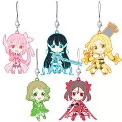 중고 ストラップ キャラクター 全5種セット 「ねんどろいどぷらす 結城友奈は勇者である ラバーストラップ」