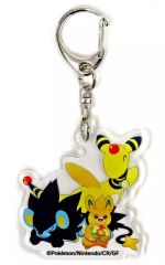 중고 キーホルダー デンリュウ＆レントラー＆パモット アクリルキーホルダー 「ポケットモンスター 포켓몬 センターオンライン はじける!8周年感謝祭」 購入特典