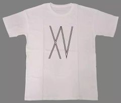 【中古】Tシャツ(男性アイドル) 東方神起 Tシャツ ホワイト Mサイズ 「東方神起 LIVE TOUR 2019 ～XV～」