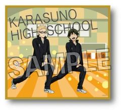 【中古】紙製品(キャラクター) 月島蛍&山口忠 ウォーミングアップ!!色紙 「ハイキュー!!」