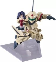 【中古】フィギュア TINY SESSION YF-19(イサム・ダイソン機) with ミュン・ファン・ローン 「マクロスプラス」