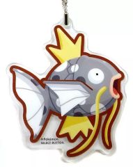 중고 キーホルダー・マスコット キャラクター コイキング みずたま グレー 「ポケットモンスター アクリルキーホルダーコレクション はねろ!コイキング」 포켓몬 センター限定