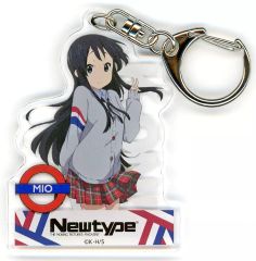 【中古】キーホルダー 秋山澪 アクリルキーホルダー 「くじ引き堂 アニメ化15周年記念! けいおん!シリーズ×Newtype オンラインくじ」 C-2賞