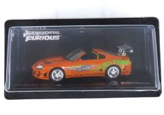 【中古】ミニカー [単品] 1/43 Toyota Supra MARK IV(オレンジ×グリーン) 「ワイルド・スピード カーコレクション 3号」 付録