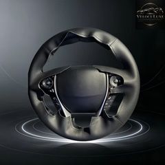 カーステアリングホイールカバー ホンダ アコード9 オデッセイ 2013-2017 クロスツアー 2013-2015 ステアリングラップカバー