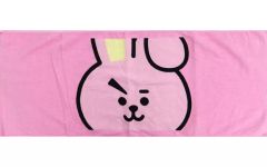 중고 雑貨 COOKY ジョングク フェイスタオル 「BT21カフェ 2018 」