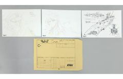 중고 原画イラストボード 宇宙戦艦ヤマト2202 愛の戦士たち 第3章 純愛篇 2週目 입장자 특템 複製原画 封等付