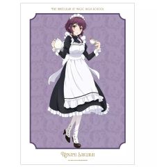 중고 ポスター 描き下ろし メイドver. A3マット加工ポスター 桜井水波 「魔法科高校の劣等生 第3シーズン POP UP SHOP in ボークス」