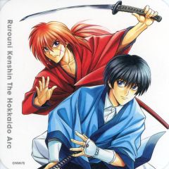중고 コースター 緋村剣心＆瀬田宗次郎 るろうに剣心 「ジャンプSQ. アートコースター R 第1弾」