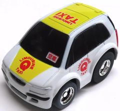 중고 ミニカー チョロQ マツダ プレマシー タクシー ホワイト×イエロー シリーズNo.58