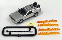 중고 ミニカー 1/64 デロリアン バック・トゥ・ザ・フューチャー 「ホビー 가챠 バック・トゥ・ザ・フューチャー デロリアン タイムマシン 」