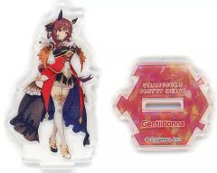 중고 アクリルスタンド・アクリルパネル 単品 ジェンティルドンナ 全身 オリジナルミニアクリルスタンド 「 우마무스메 プリティーダービー オリジナルミニアクリルスタンド入り明治アーモンドチョコレート香るカカオ」 ファミリーマート限定 同梱品