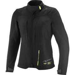 イクソン IXON Tyr waterproof Ladies Textile Parka 防水 レディース パーカーバイクジャケット/ブラックイエロー