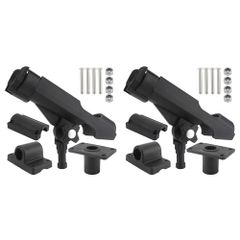 新品2 Pack Boat Fishing Rod Holder,2 パックボート釣りロッドホルダー調節可能なパワーロックロッドホルダーデュアルユースカヤック釣りポールホルダーコンボマウント付き 03b1e069