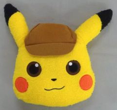 중고 クッション・抱き枕・本体 キャラクター 피카츄 ドヤ顔 でっかいフェイスクッション 「名探偵 피카츄 」