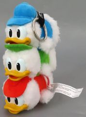 중고 봉제인형 마스코트, 봉제인형 배지 シークレット ヒューイ＆デューイ＆ルーイ 「POPMART Mickey Family Cute Together Keychain Series Figures キーホルダー "
