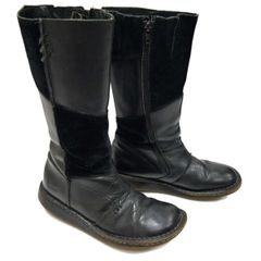 名作廃盤◆Dr.Martens ドクターマーチン 3A63 Authentic Wedge ロングブーツ 素材切替 レザーブーツ オーセンティックウェッジ レディース