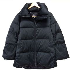 名作☆＋J UNIQLO ユニクロ ジルサンダー ダウンボリュームジャケット 443929 ブラック S レディース アウター ビッグカラー