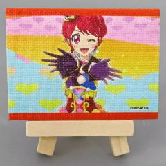 중고 キャンバスボード・キャンバスアート 一ノ瀬かえで 「アイカツ! キャンバスボードミニ 04 場面写イラスト 」 オールアイカツ!大衣装展!! ☆Stage Dress Collection☆ in YOKOHAMA COASTグッズ