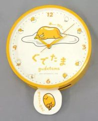 중고 置き時計・壁掛け時計 キャラクター ぐでたま 振り子時計 「ぐでたま当り 쿠지 "