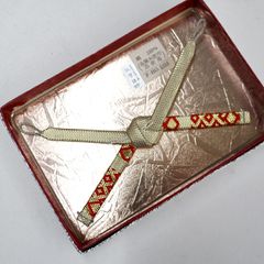 一輝堂 和装小物 羽織紐 佐賀錦 미사용 品 箱入 상태좋음 26w10-14416