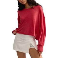 フリーピープル レディース トップス Tシャツ FP Movement My Time Layer Top Womens Candy Apple