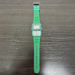 （r4556）CASIO カシオ データバンク DINO ZONE グリーン スケルトン DBC-63 腕時計 レア