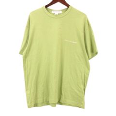 꼼데가르송 シャツ COMME des GARCONS SHIRT Tシャツ 半袖 ロゴプリント グリーン S ■GY09