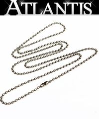 CHROME HEARTS 긴자점 크롬 하트 볼 체인 목걸이 76cm 남성 실버 SV925 105064