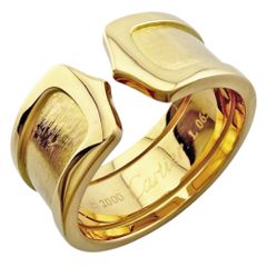 カルティエ 2C リング 指輪 19号 18金 K18イエローゴールド レディース CARTIER 中古 カルティエ