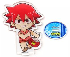 중고 アクリルスタンド・アクリルパネル 鳴子章吉 「弱虫ペダル LIMIT BREAK×PRINCESS CAFE 夏の応援団カフェ ミニキャラアクリルスタンド」