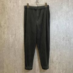 ISSEY MIYAKE HOMME PLISSE 20ss イッセイミヤケ プリーツパンツ カーキ S