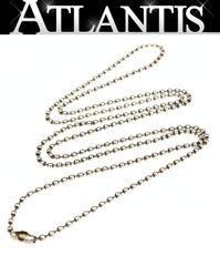 CHROME HEARTS 긴자점 크롬 하트 볼 체인 목걸이 76cm 남성 실버 SV925 105063